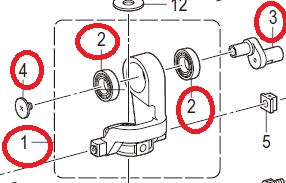 S42838301 Pedal Foot Switch for 9820